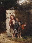 Johann Georg Meyer Bettelnde Kinder oil painting artist